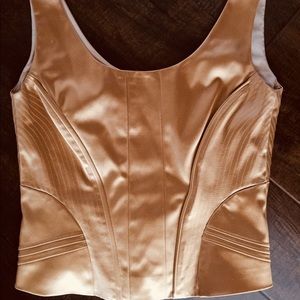 Top corset blouse gold color!